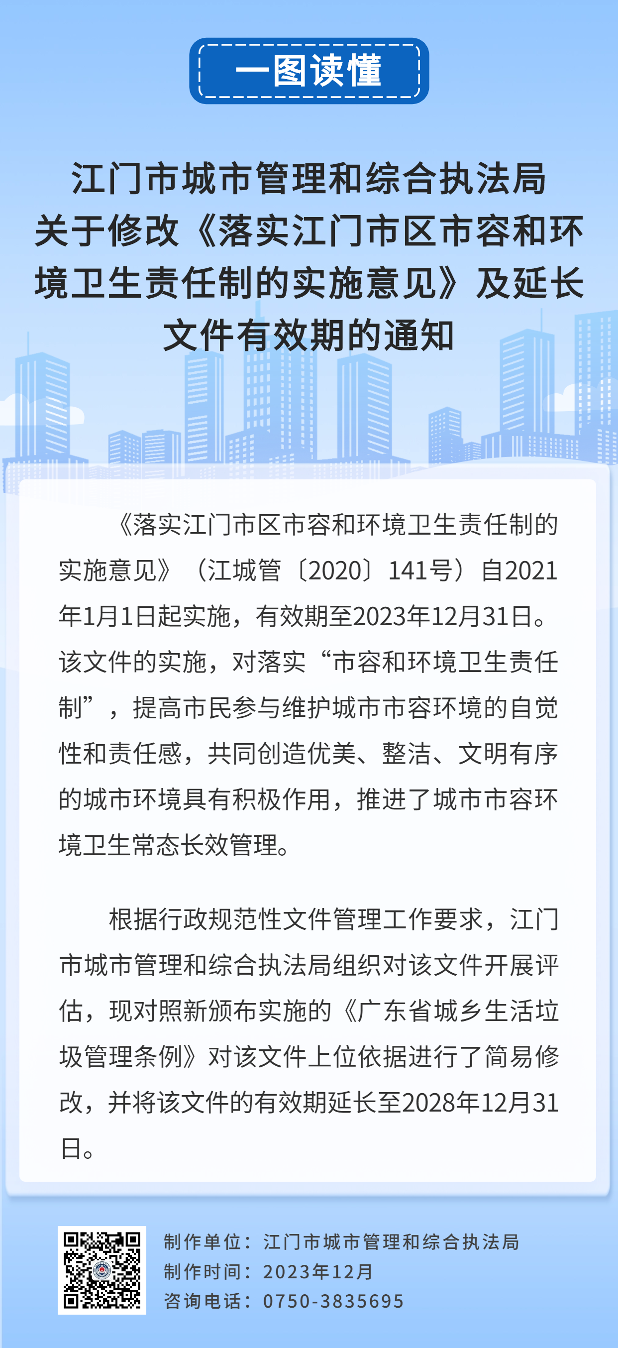 一图读懂：﻿开云电竞官方网站城市管理和综合执法局关于修改《落实﻿开云电竞官方网站区市容和环境卫生责任制的实施意见》及延长文件有效期的通知.jpg