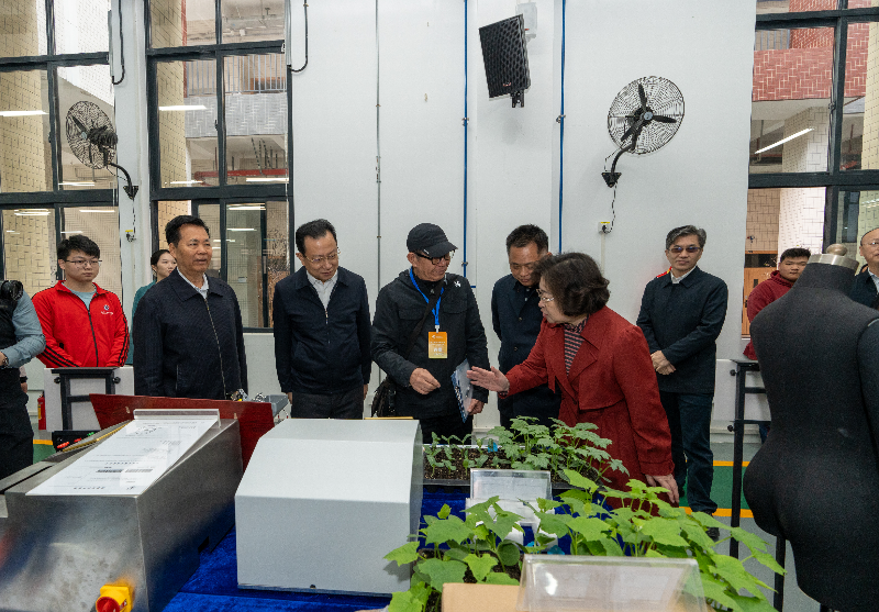 省人社厅杜敏琪厅长、专家评委参观考察﻿开云电竞官方网站技师学院《特色瓜类种子破口机》研发项目.png