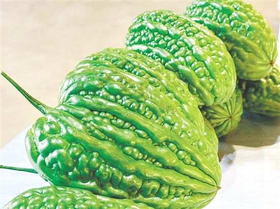 杜阮凉瓜“苦而不涩”。