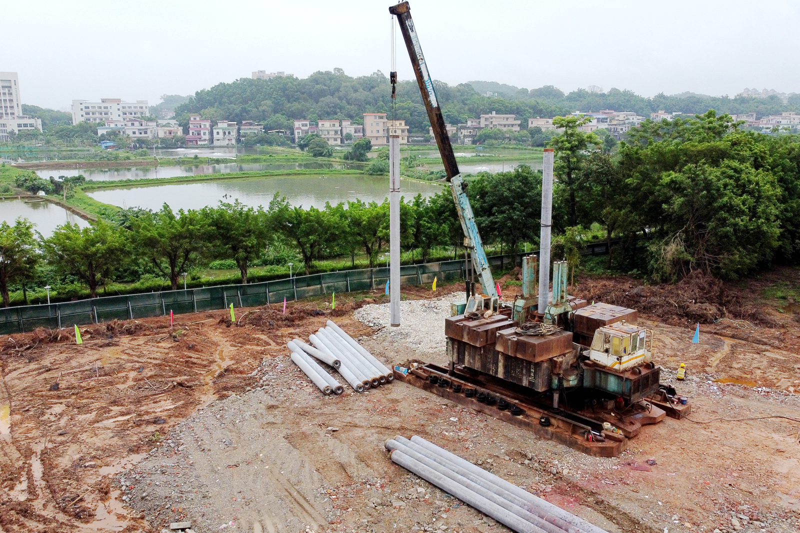 正式启动！江门制造业数字化产教融合综合实训基地项目顺利试桩